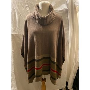 Loft Turtleneck Poncho, M